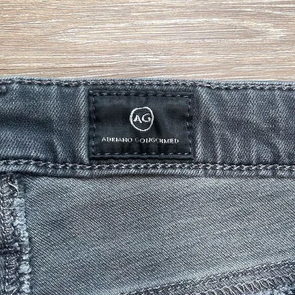 AG Adriano Goldschmied Harper Dark Gray Essential Straight Jeans 26R - Picture 7 of 13